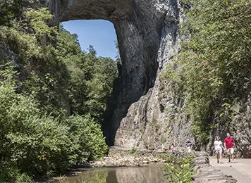Natural Bridge State Park in Virginia